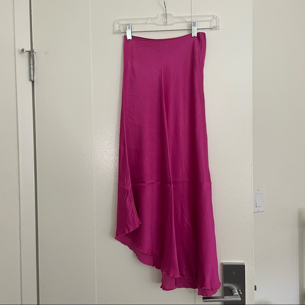 & other stories asymmetrical midi skirt